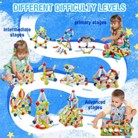 56 Pcs Magnetic Sticks Blocks