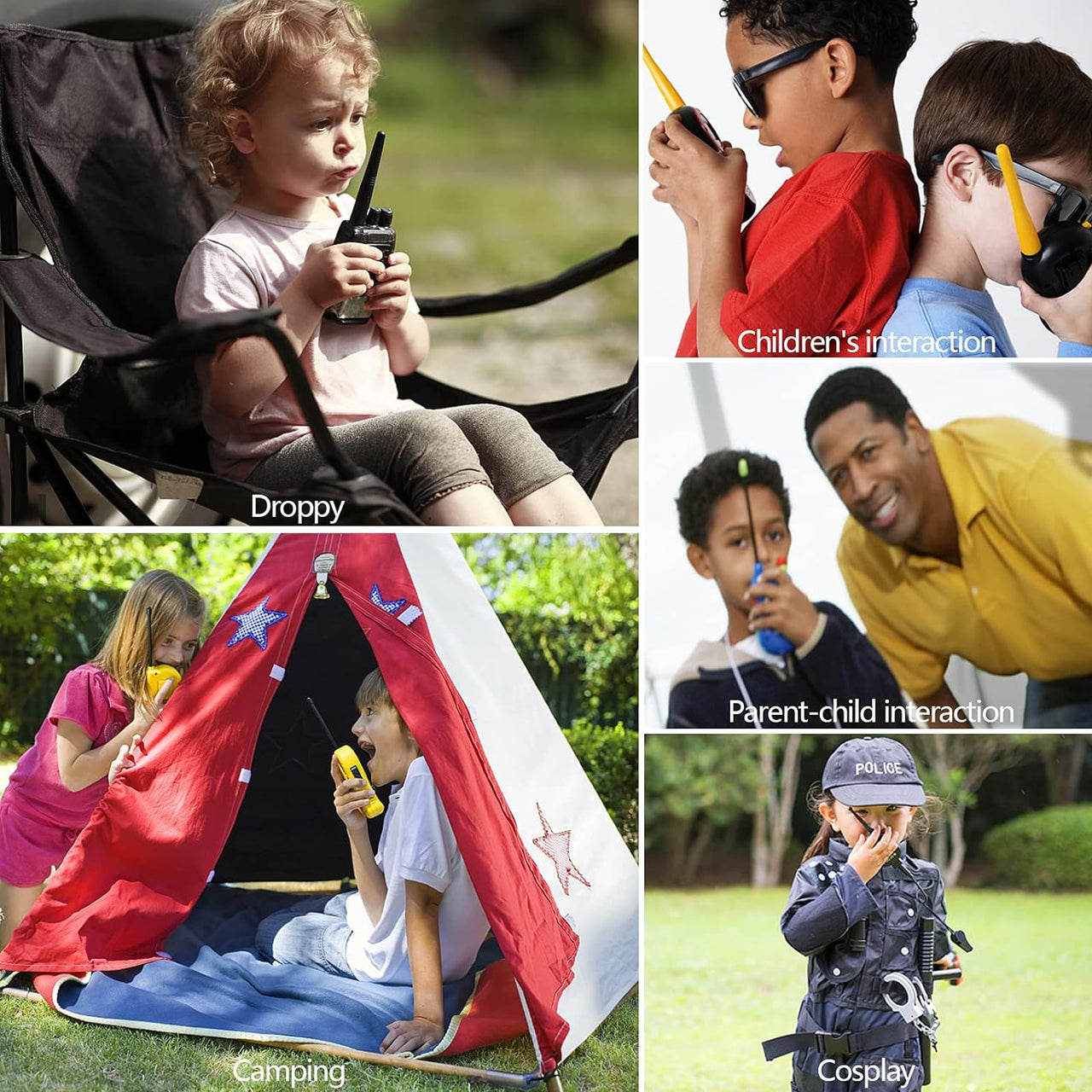 2Pcs Portable Efficient Call Walkie-Talkie