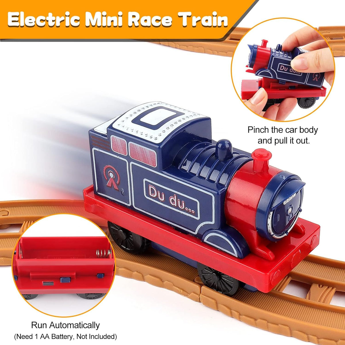 DIY Electric Inertial Storage Railway Train Track Set