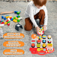 Huanger Montessori Musical Activity Puzzle Board