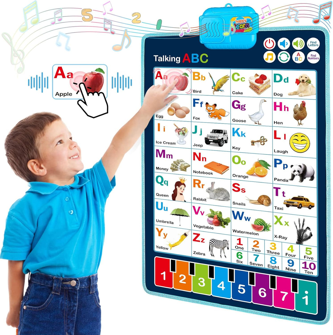 Electronic Multi-functional Alphabet Learning Wall Chart