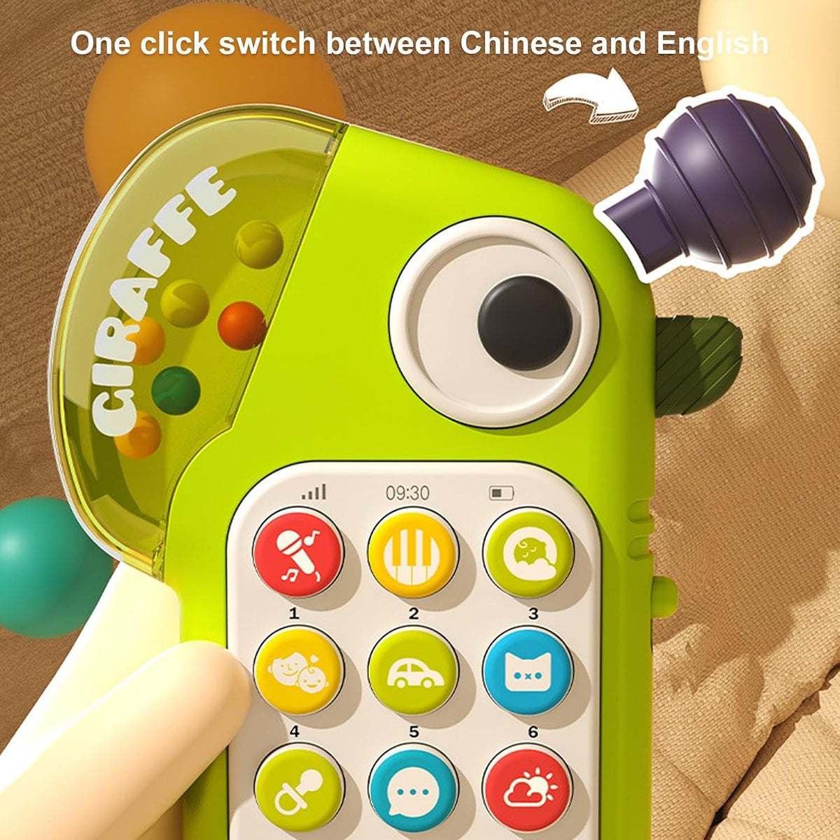 Multi-functional Baby Puzzle Phone With Light & Sound