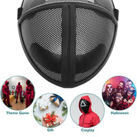 Halloween Black Boss Plastic Mask-Assortment