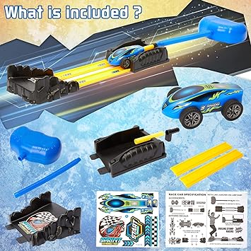 Car Launcher Champion Racing Track Set