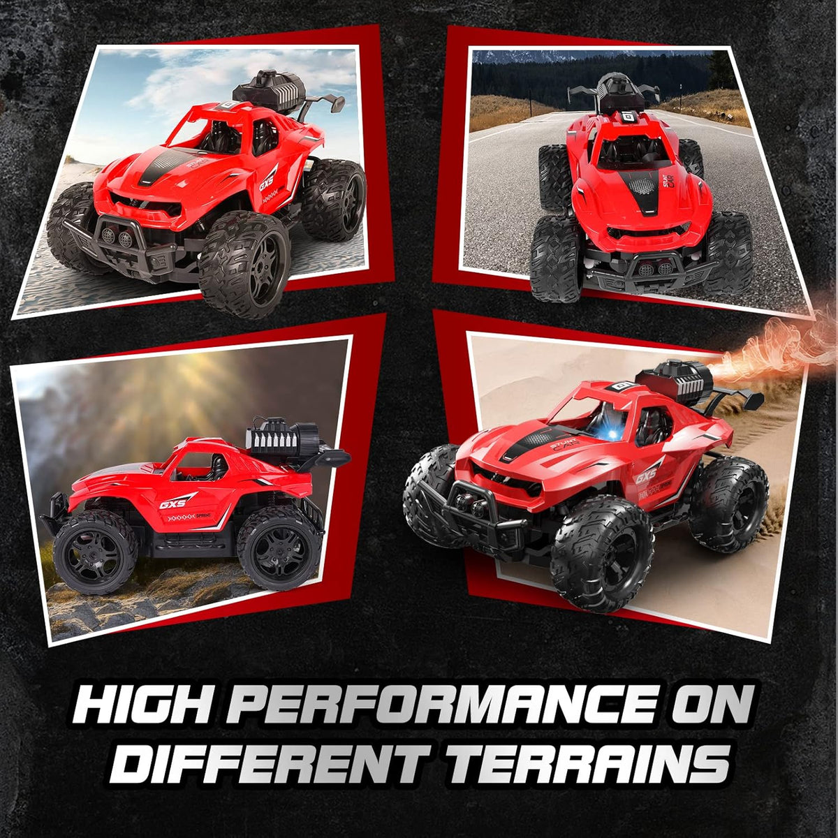 1:16 RC Crash Bumper Off-Road Spray Vehicle