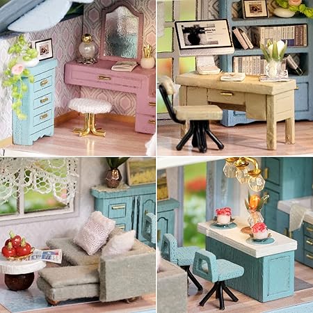 DIY Miniature Molan House With LED Lights