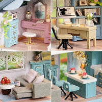 DIY Miniature Molan House With LED Lights