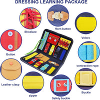 Multi-functional Toddlers Basic Skills Busy Bag