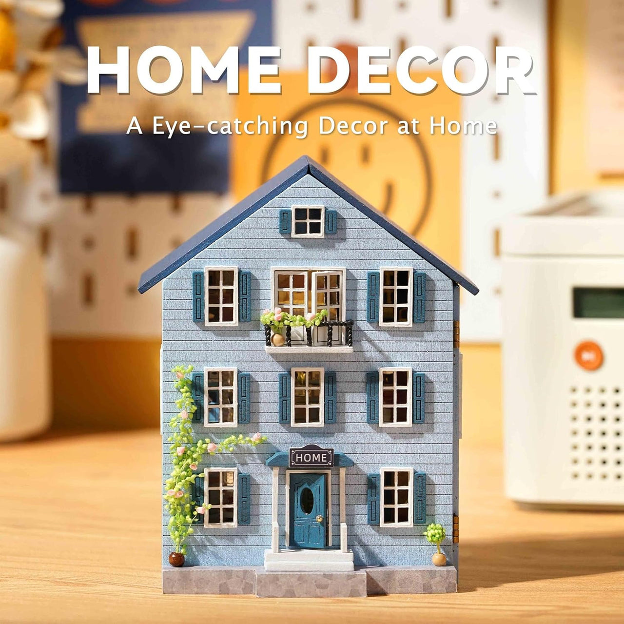 DIY Miniature Molan House With LED Lights