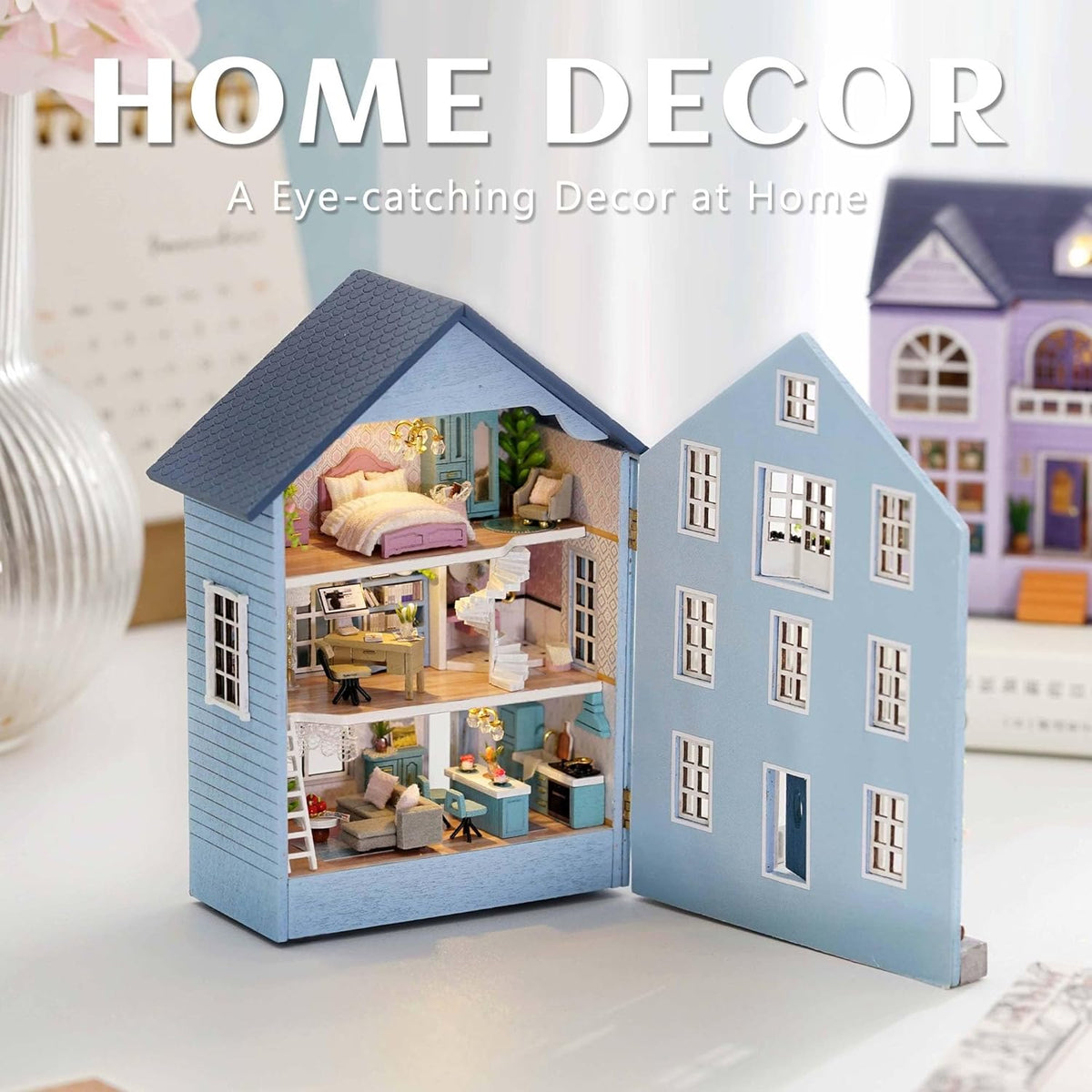 DIY Miniature Molan House With LED Lights