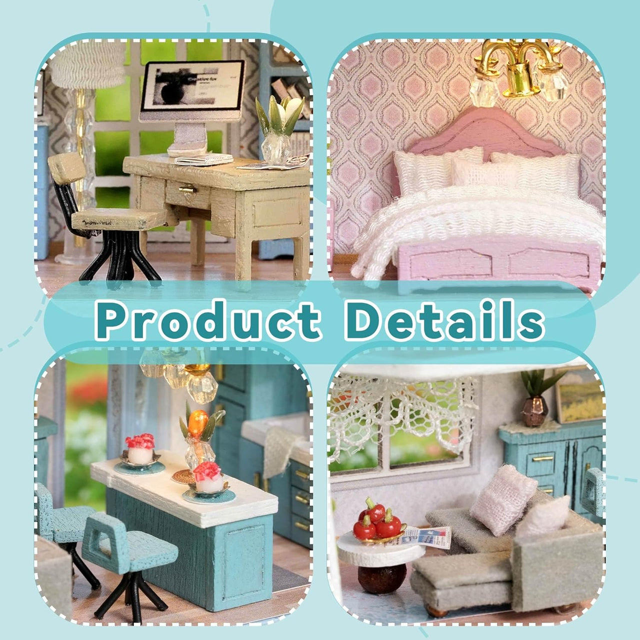 DIY Miniature Molan House With LED Lights