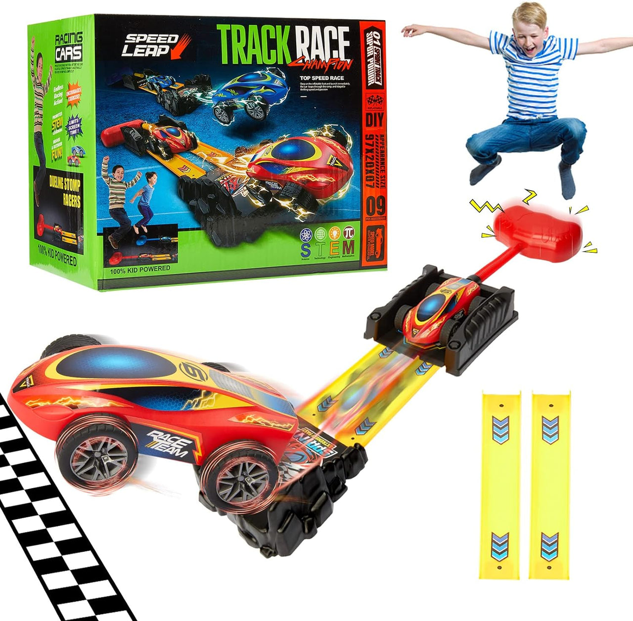 Car Launcher Champion Racing Track Set