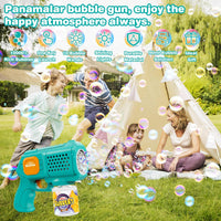 10 Holes Electric Lighting Fun Bubble Machine