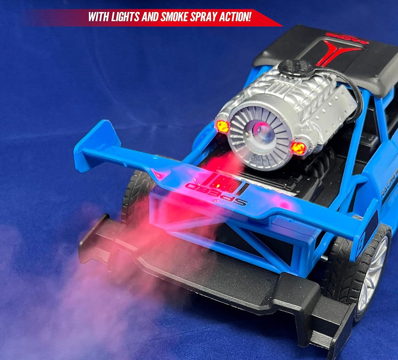 1:20 RC Light & Spray Stunt Turbo Car