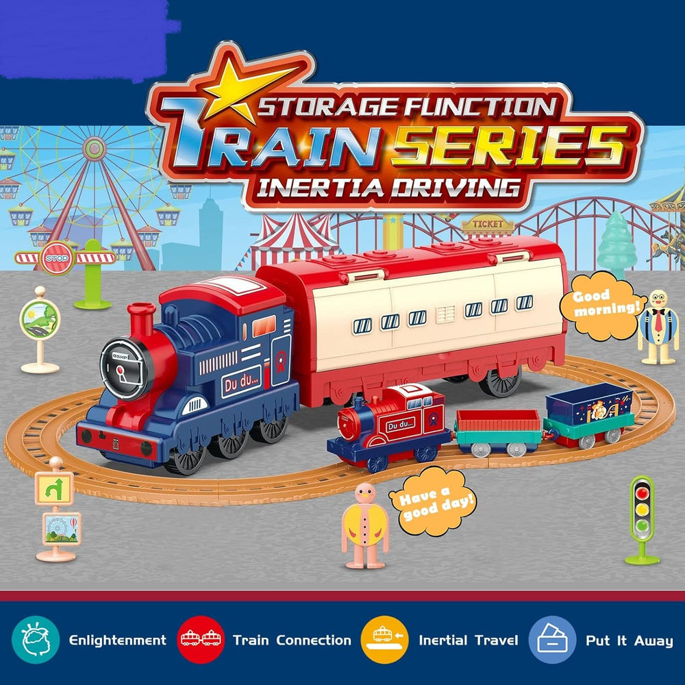 DIY Electric Inertial Storage Railway Train Track Set