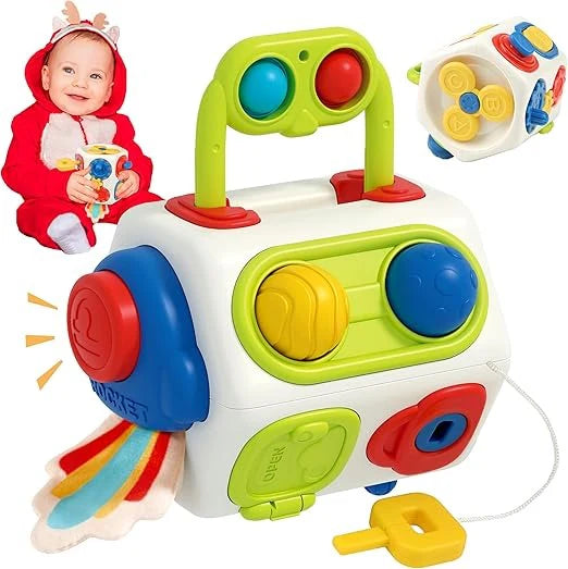 Multi-functional Montessori Busy Cube Toy