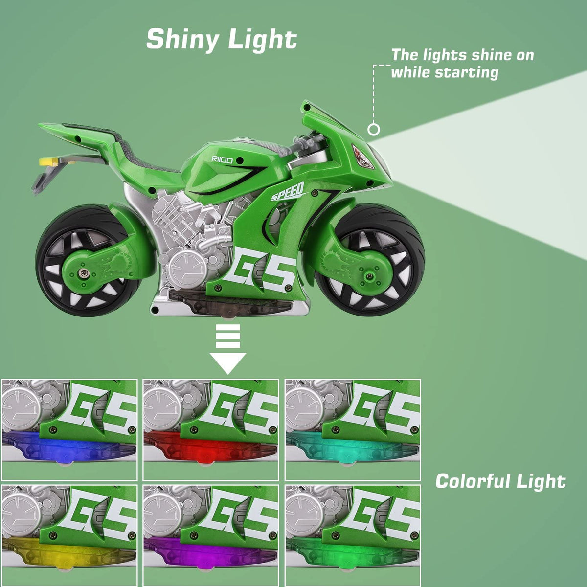 2.4G R/C 4D Motor Motion Sensing Bike