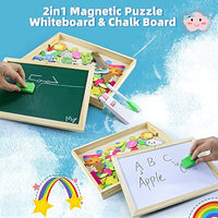 Wooden Cartoon Letter Puzzle Board