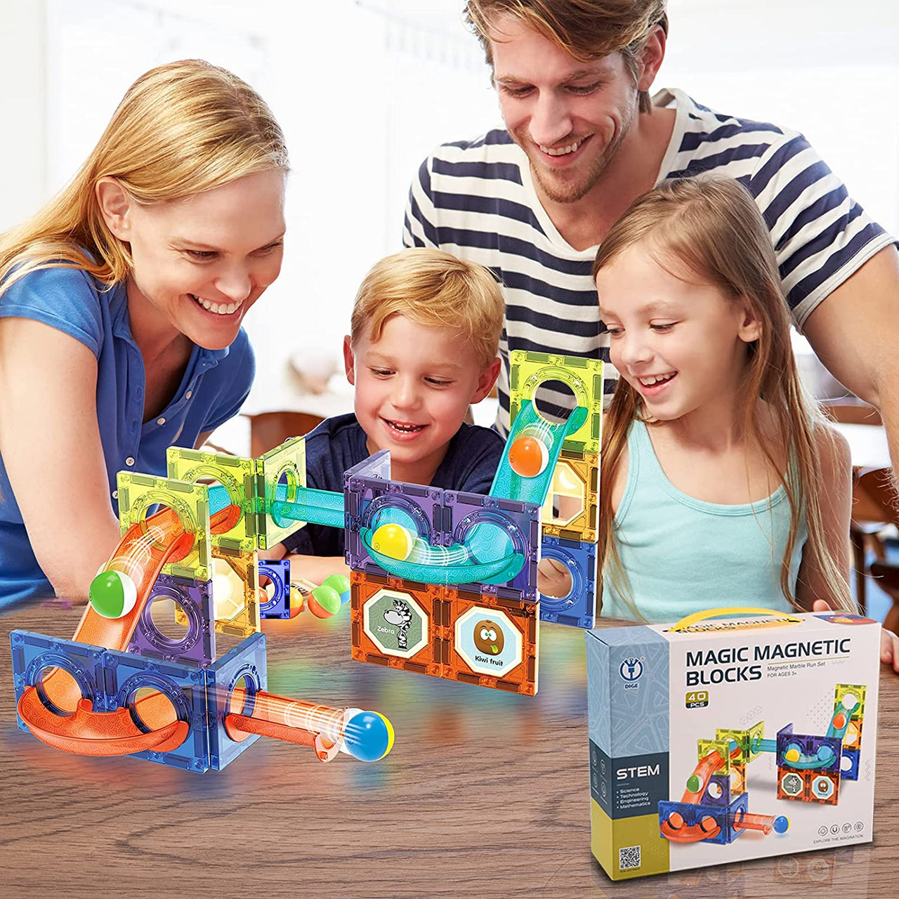 Magic Magnetic Blocks - 40Pcs