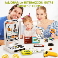 47Pcs Pretend Play Cash Register Super Market Toy
