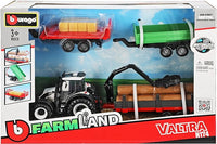 Bburago Farm Land Valtra N174 Tractor With Trailers