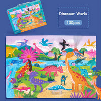 Thumbnail for Dinosaur World 100 Pieces Jigsaw Puzzle