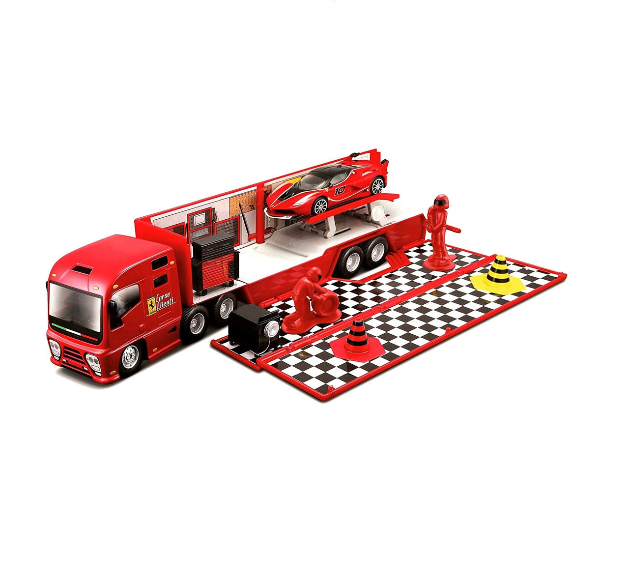 Bburago Race & Play Ferrari Hauler