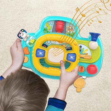 Huanger Musical Steering Wheel With Light & Music