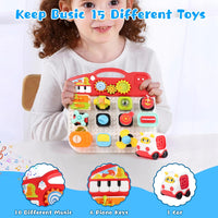 Huanger Montessori Musical Activity Puzzle Board