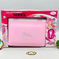 40 Activities Kids English Learning Laptop - Pink