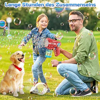 10 Holes Automatic Colorful Bubble Machine