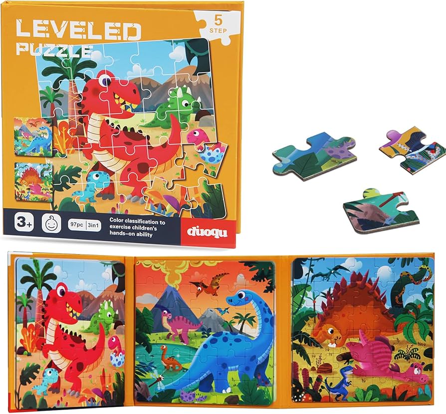 3in1 Magnetic Puzzle Book - Assortment