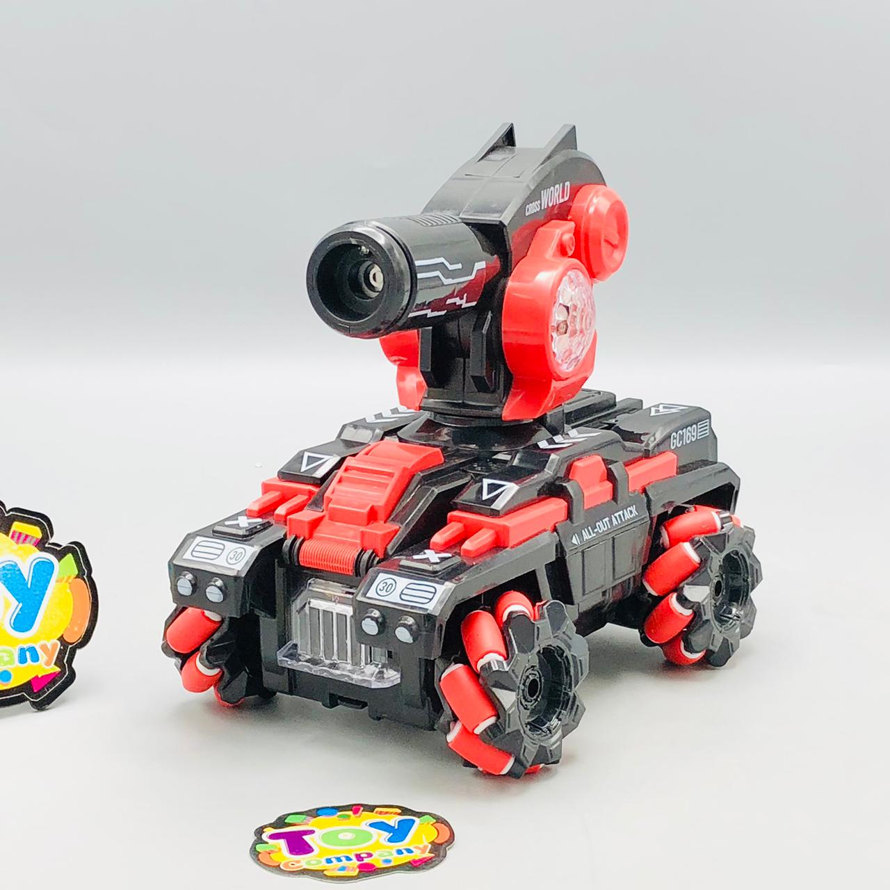 2.4G RC 4x4 Armored Tank With Smoke
