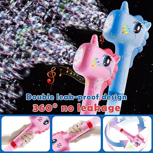 Dream Unicorn Bubble Stick With Light Music
