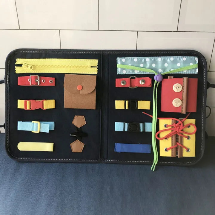 Multi-functional Toddlers Basic Skills Busy Bag