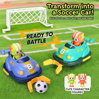 2.4G RC 2Pcs Football Match Bumper Cars