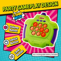Handheld Quick Push Bubble Balloon Fidget Game