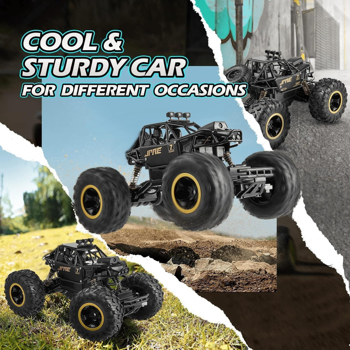 2.4GHz RC Alloy Moka Rock Crawler With Camera