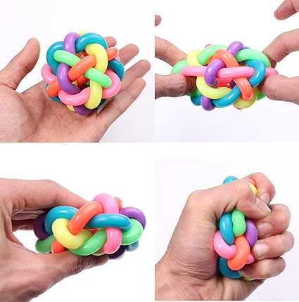 1Pc Squishy Rainbow Bouncing Ball