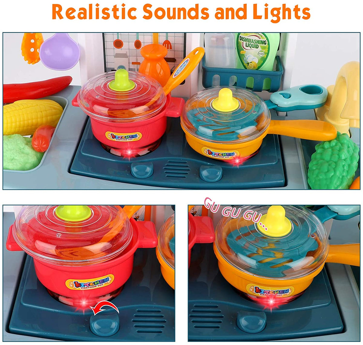 Ealing Kitchen Play Set - Realistic Faucet