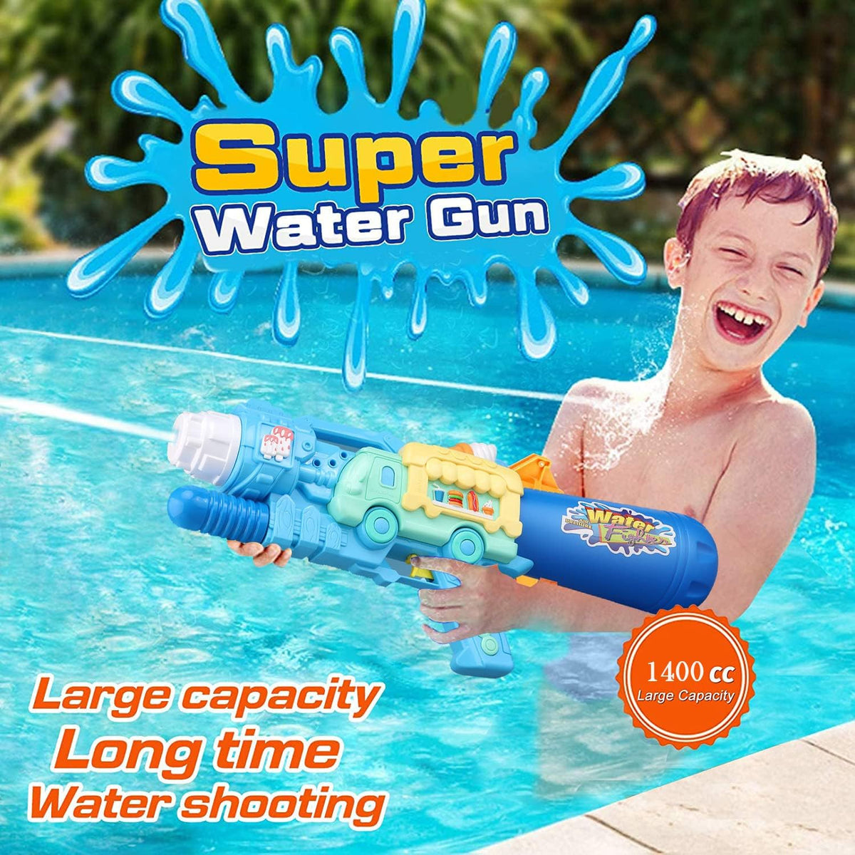 Manual Ice Cream Model Water Gun