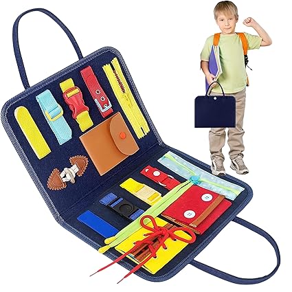 Multi-functional Toddlers Basic Skills Busy Bag