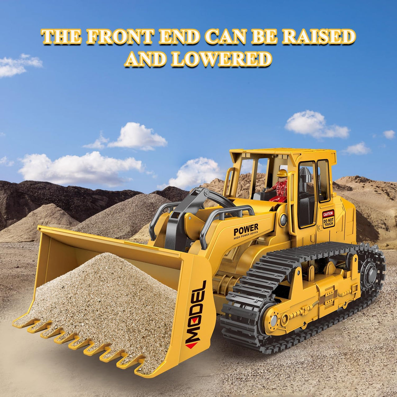 1:22 Remote Control Bulldozer With Lights