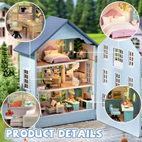 DIY Miniature Molan House With LED Lights