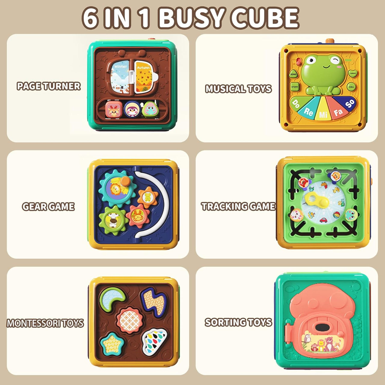 Multi-functional Baby Musical Activity Cube