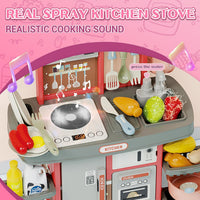 38Pcs DIY Mini Kitchen Play House Set - Pink