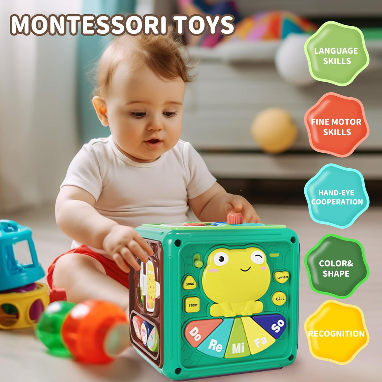 Multi-functional Baby Musical Activity Cube