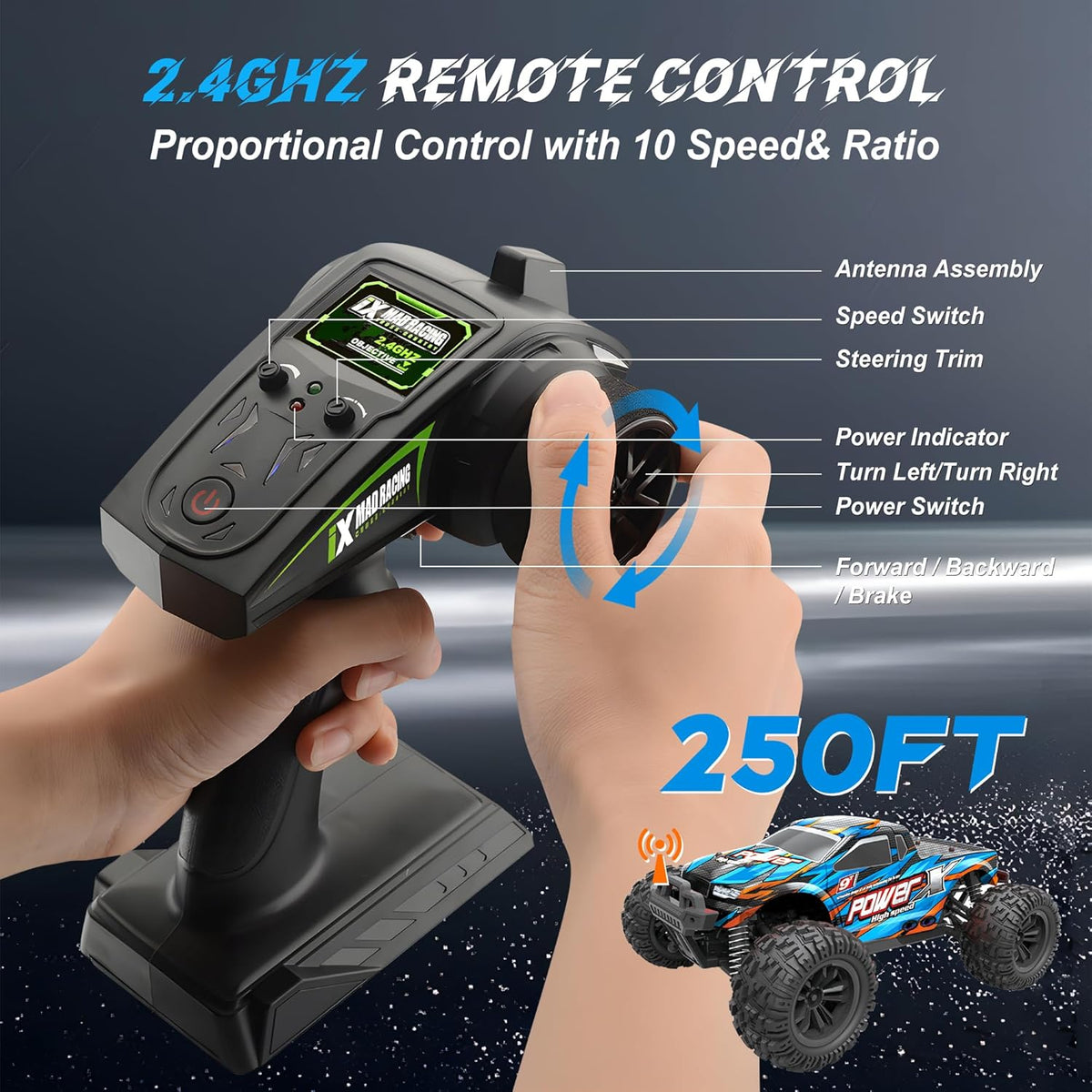 35Km/h RC 1:18 Pathfinder Off-Road Truck