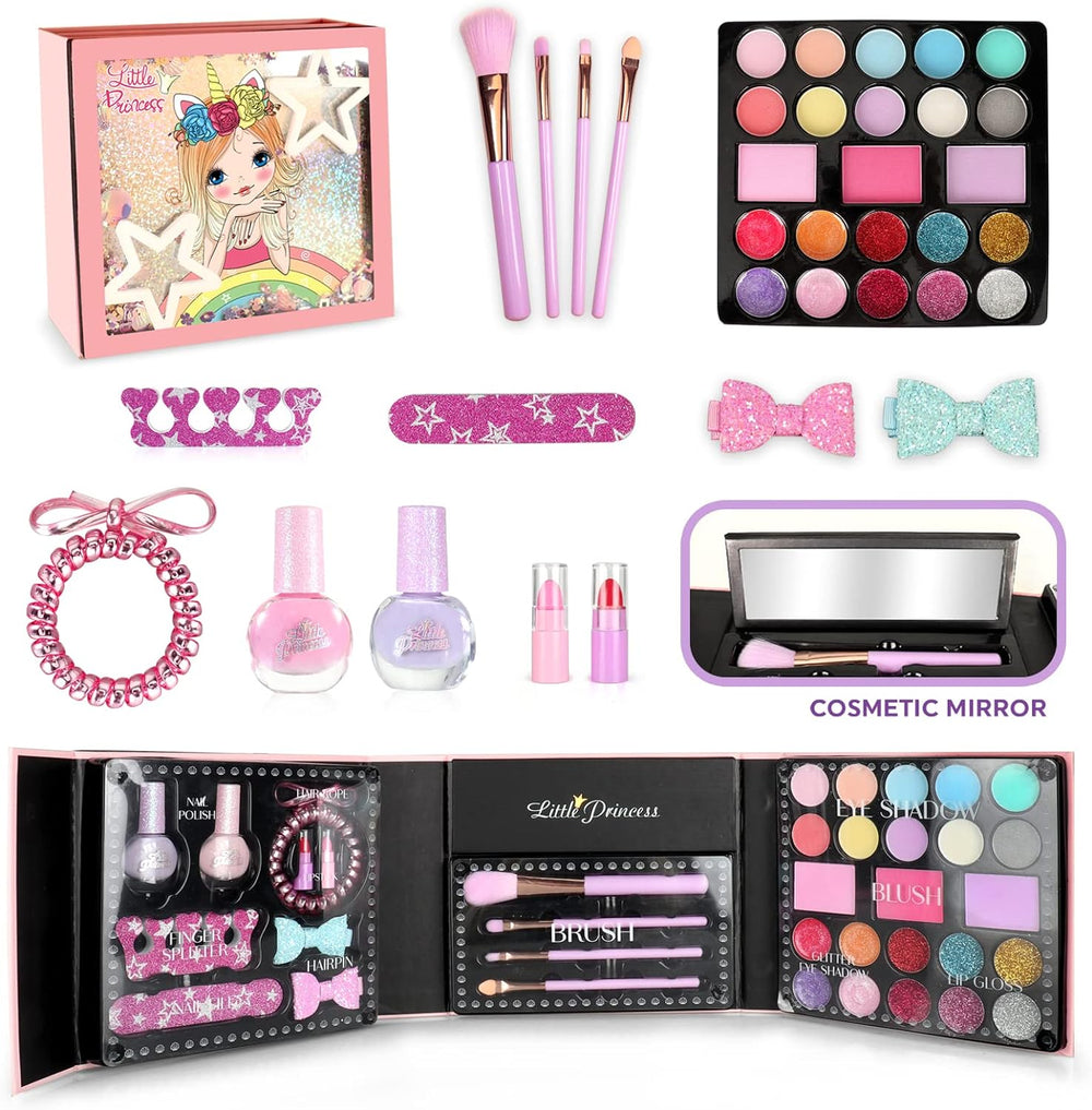 Realistic Little Princess Unique Makeup Kit-37 Pcs