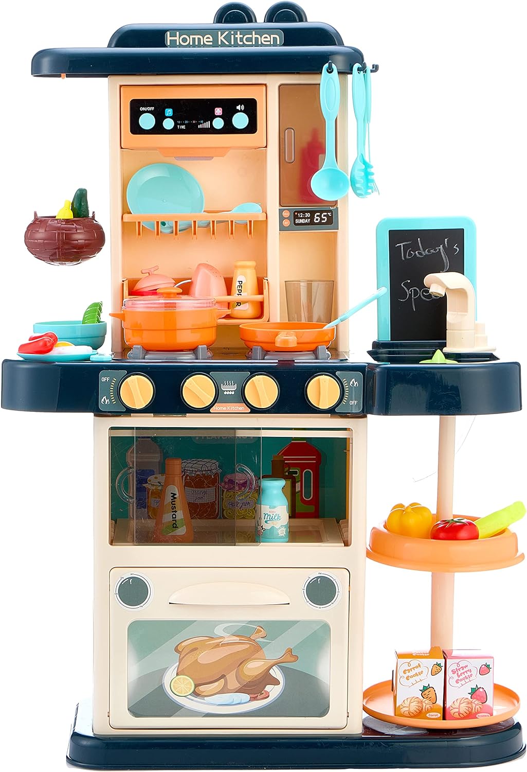 Water & Steam Modern Kitchen Set With Light & Sound - 43Pcs